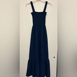 Hill House Anjuli in Navy Crepe XXS